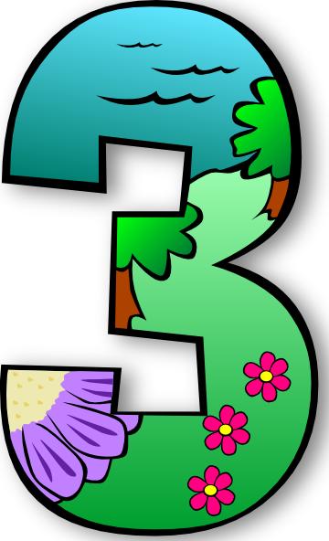Clip Art Numbers 33 Clipart.