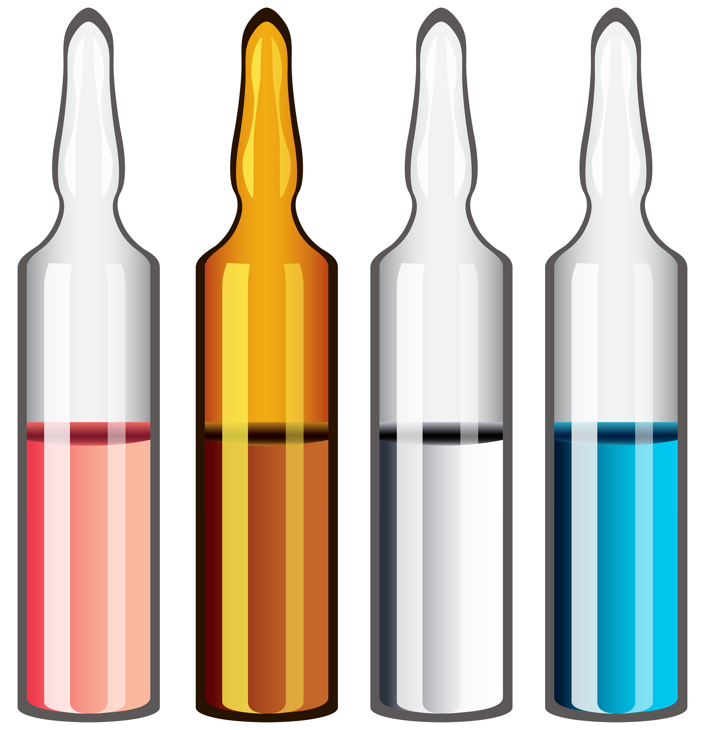 Medical Ampoules PNG Clipart.