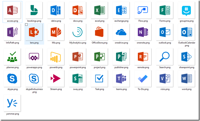 microsoft office logo square word