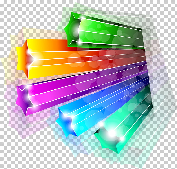 Nightclub , Bright star background, multicolored star 3D PNG.