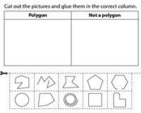Polygons Worksheets.