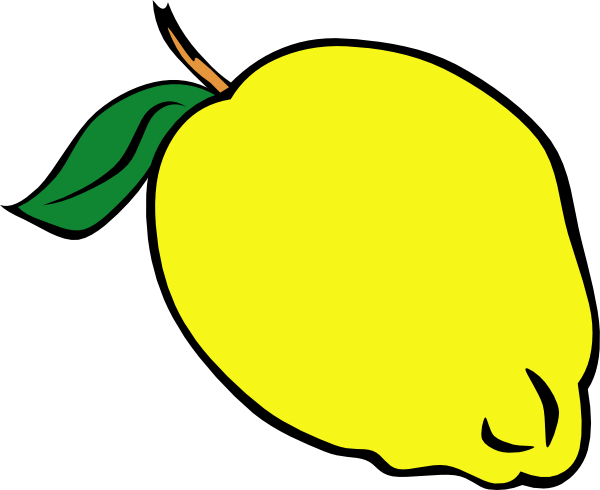 Whole Lemon clip art (121014) Free SVG Download / 4 Vector.