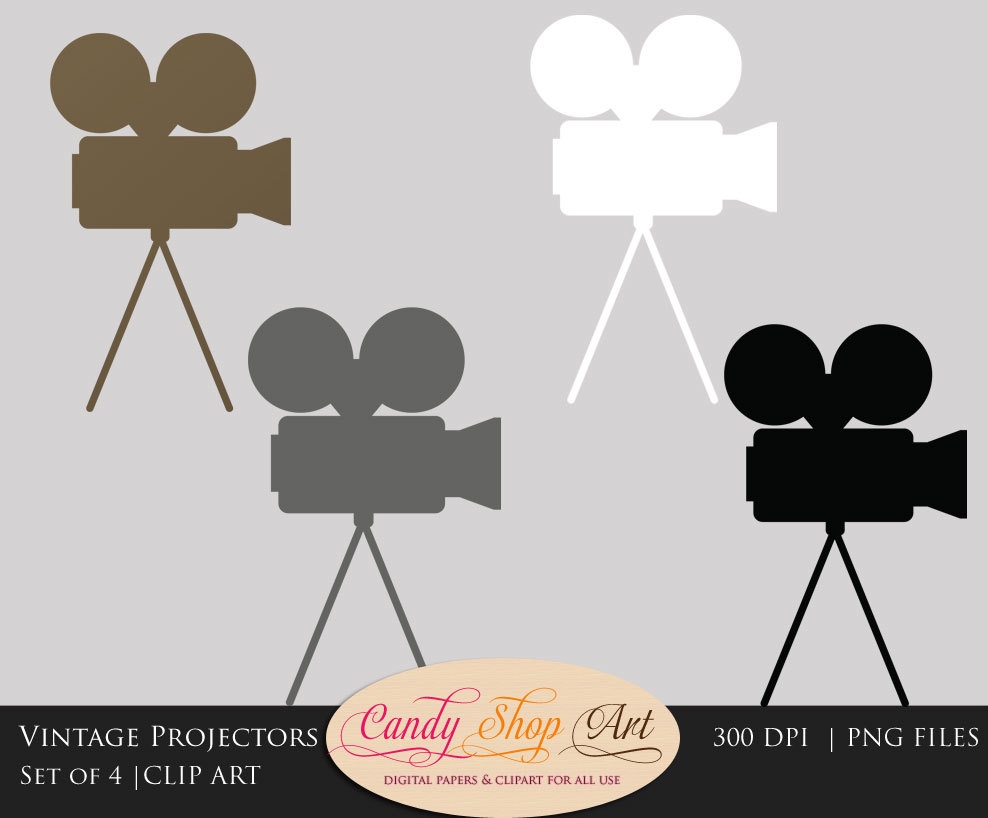 Old Movie Projector Clipart.