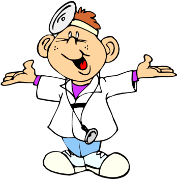 Doctor clipart black and white free images 4.
