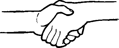 Black white handshake clipart clipart kid 4.