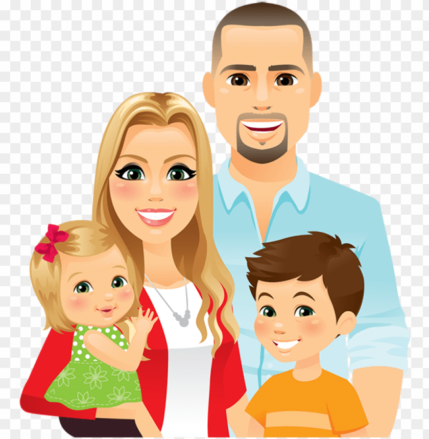 image gallery of family clipart 4 people 2 daughters.