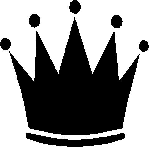 Crown black and white crown clipart black and white vector.