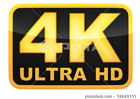 4k ultra hd logo.