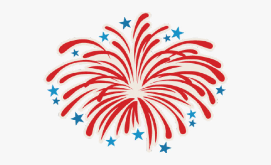 Fireworks Clipart 4th July.