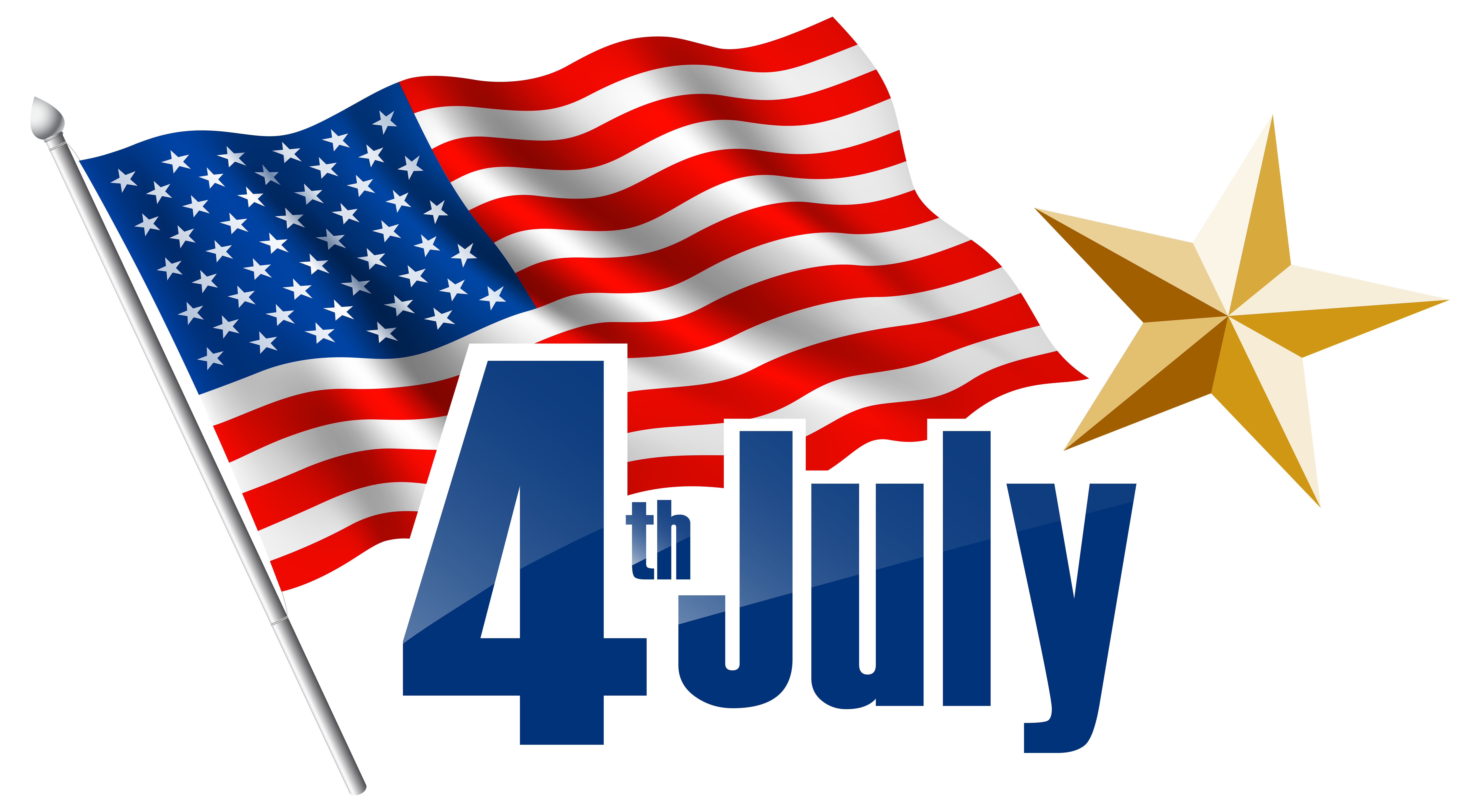 4th Of July Free Clipart.