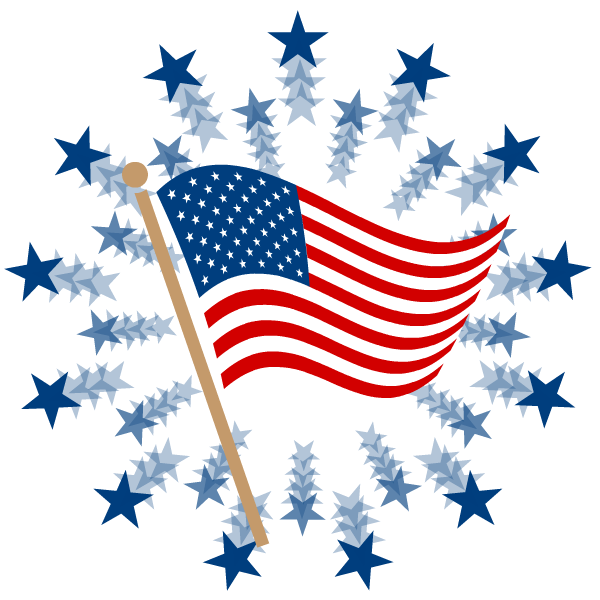 Free Fourth of July Clipart.