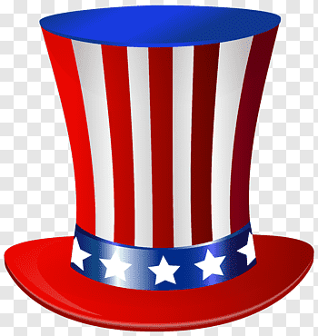 United States Independence Day Uncle Sam Hat, Four Of July.