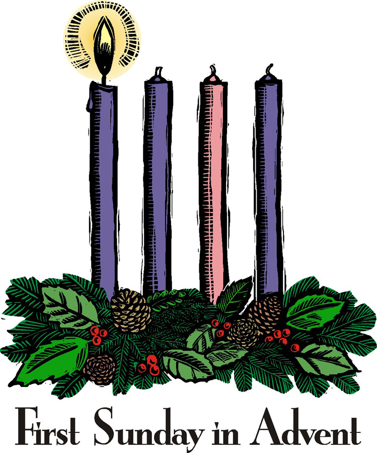 First Sunday Of Advent Clipart.