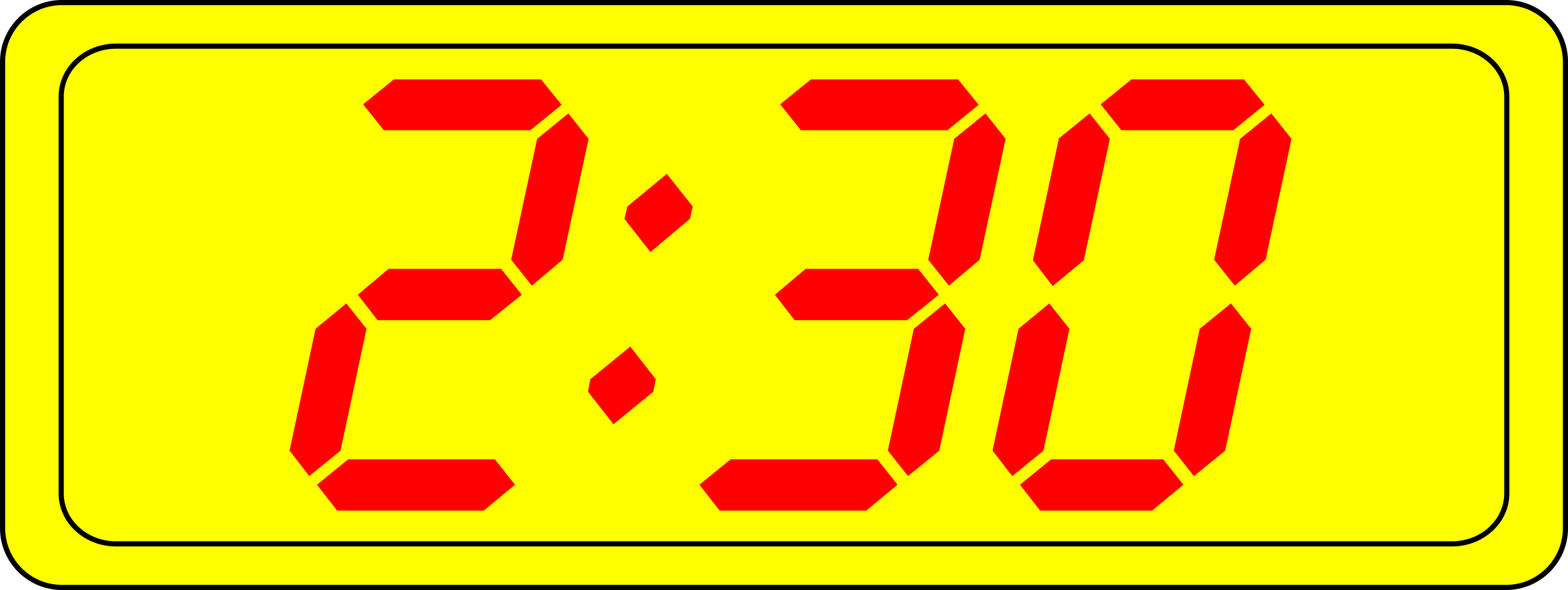 Digital Clock Clipart 3 00.