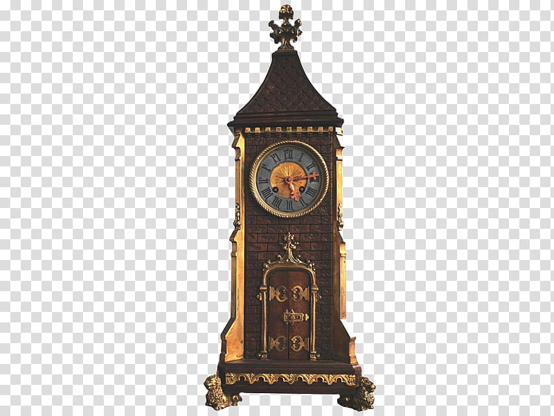 Grandfather clock at : transparent background PNG clipart.