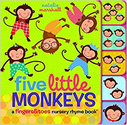 Amazon.com: Five Little Monkeys: A Fingers & Toes Nursery.