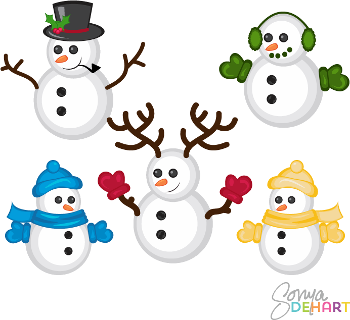 5 little snowman clipart 10 free Cliparts | Download ...