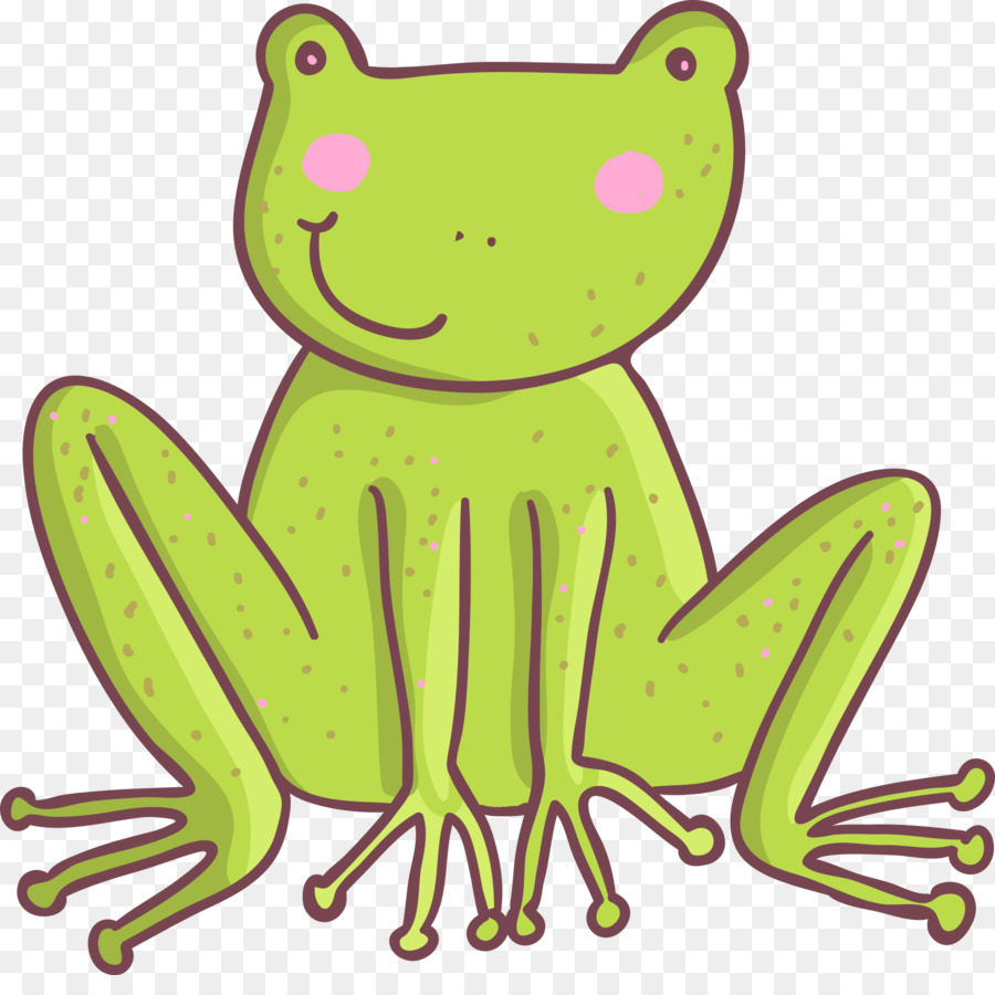 Frog Cartoon png download.