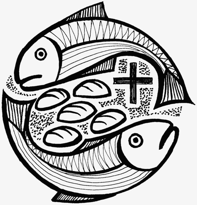 Five Loaves And Two Fish Coloring Page