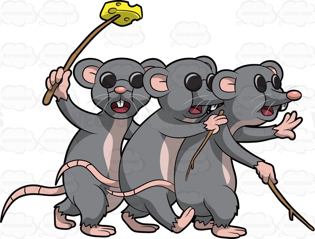 699 Mice free clipart.