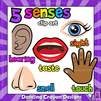 Five Senses Clip Art.