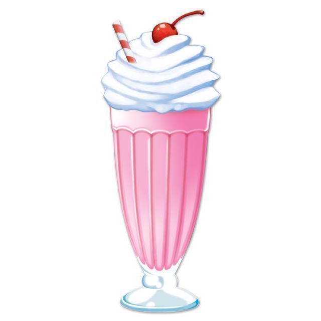 50s clipart milkshake, 50s milkshake Transparent FREE for.