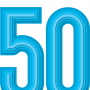 50 Number PNG Clipart.