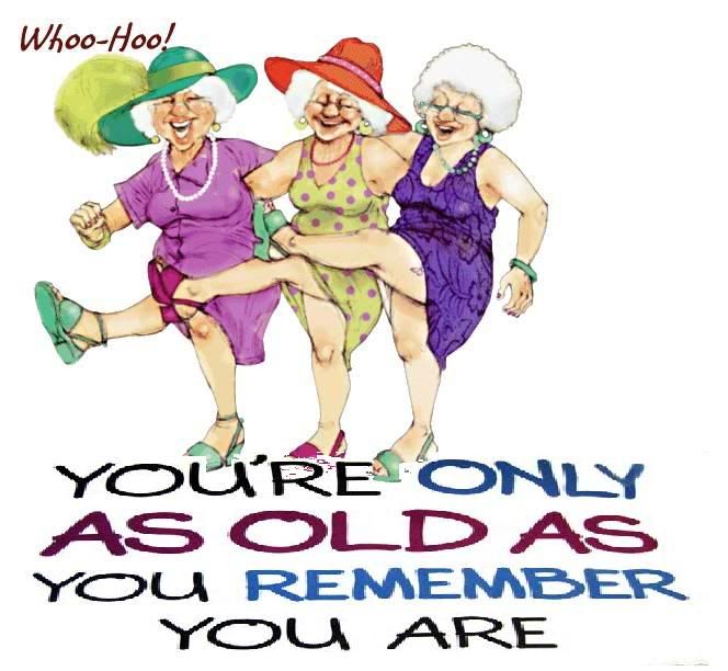 Old Lady Happy Birthday Clipart.