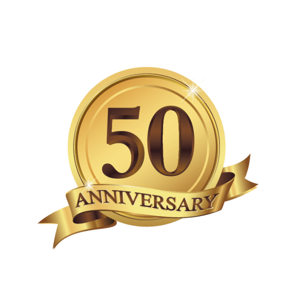 50th Gold Png Gold 50th Anniversary Png Free Transparent Clipart