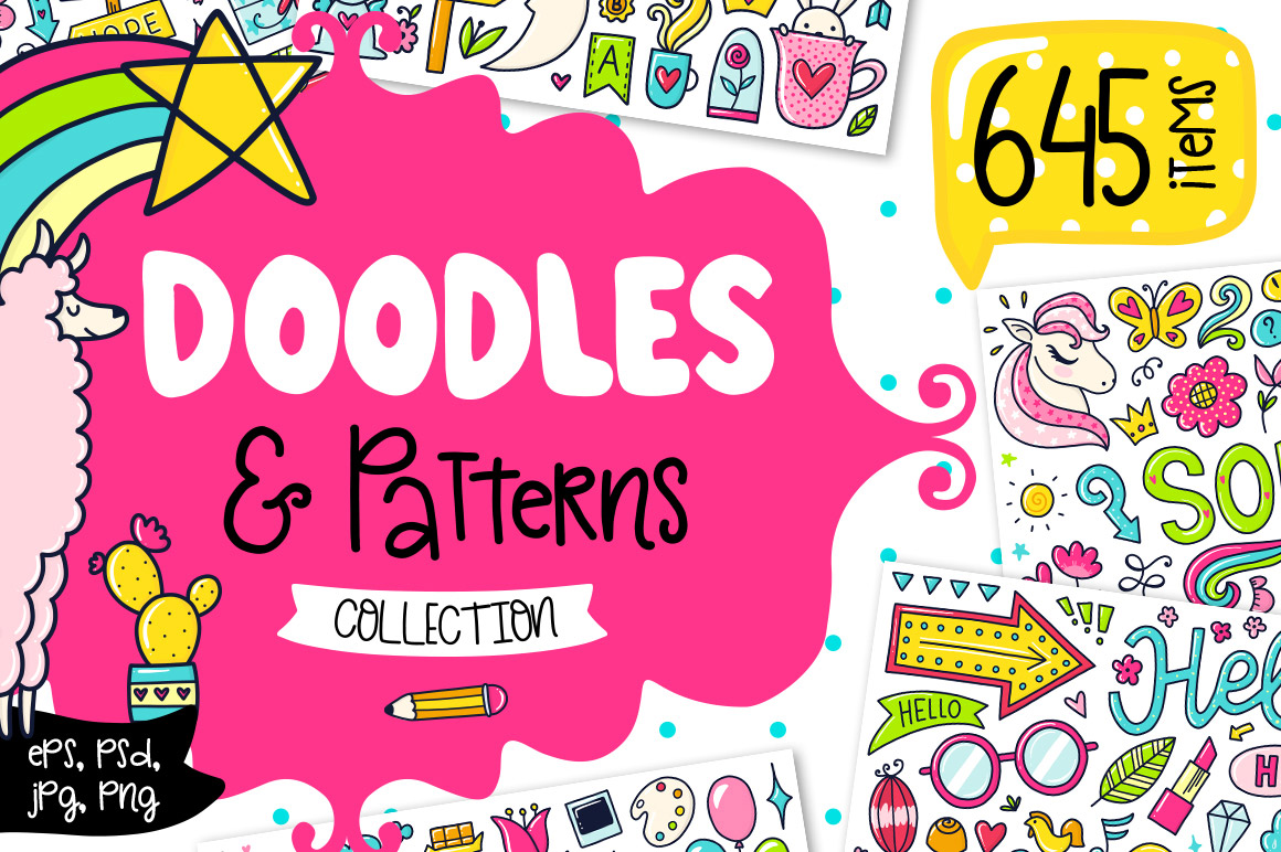 645 Doodles and Patterns.