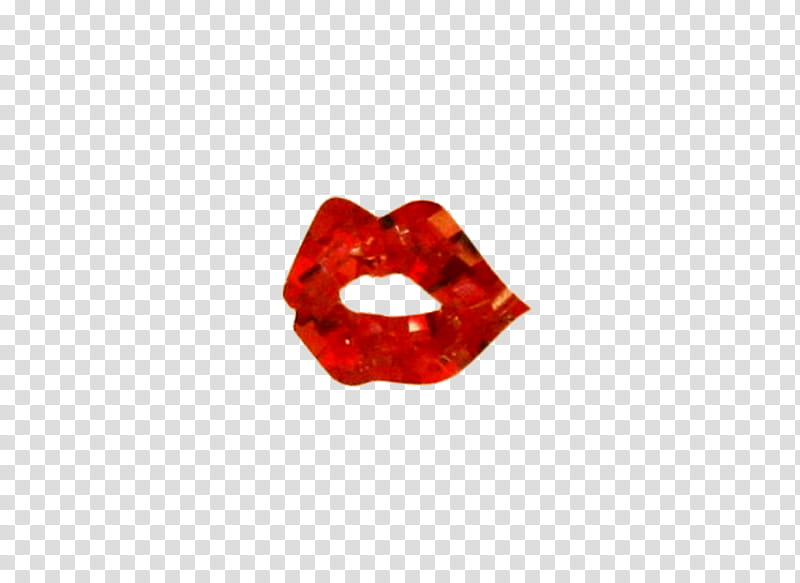 S, red lips transparent background PNG clipart.