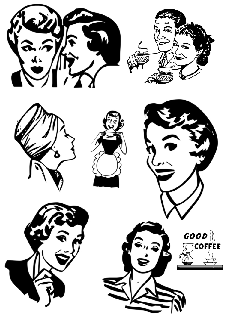50s food clipart free.