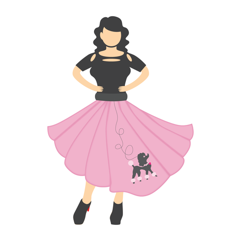 50s poodle skirt dancing clipart 10 free Cliparts | Download images on