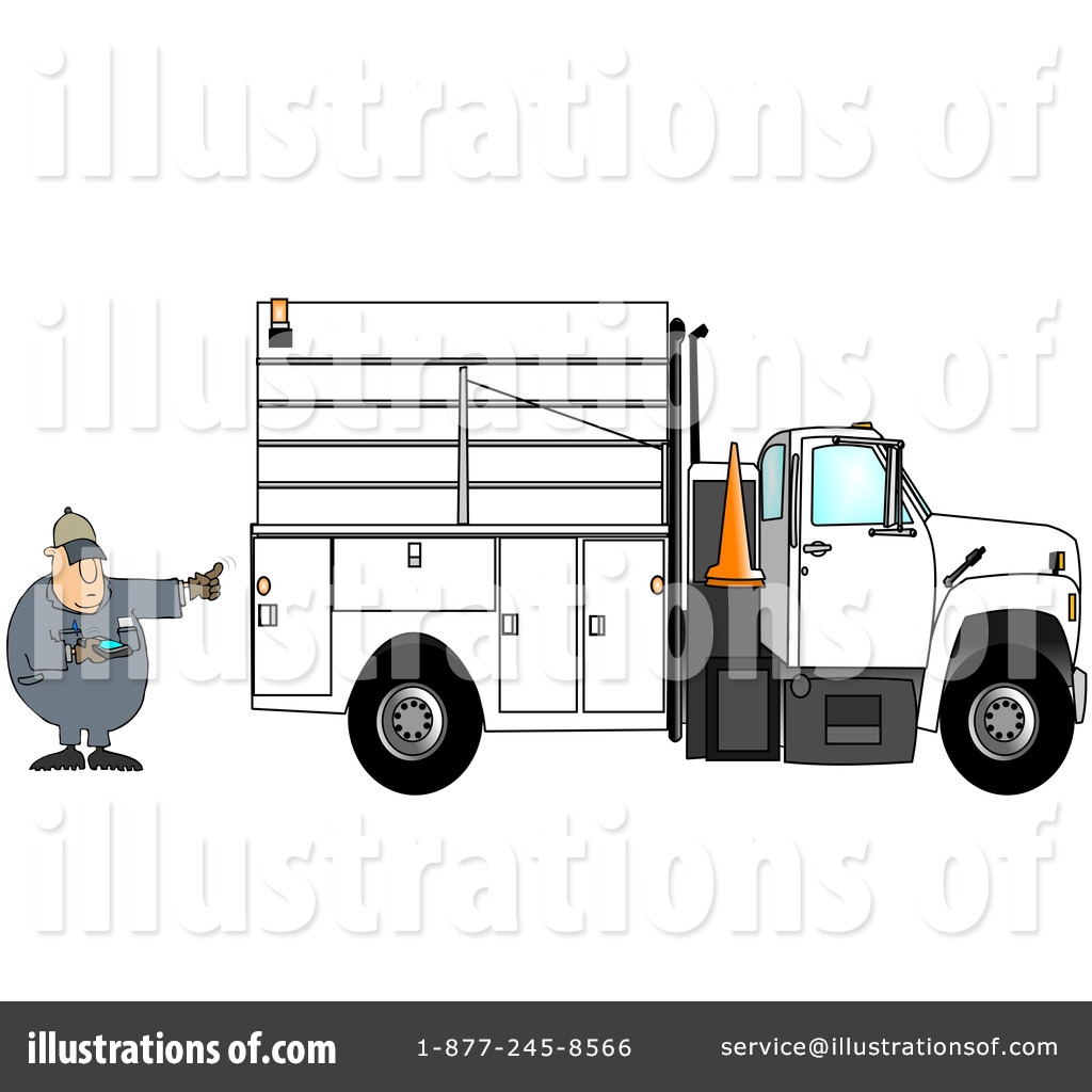 Utility Truck Clipart #85055.