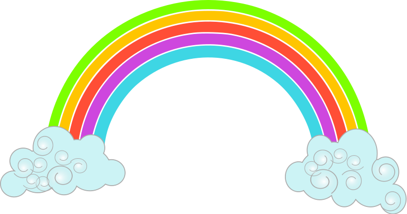 rainbow clip art #59.