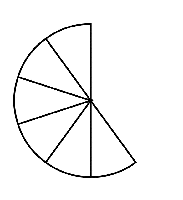 Six Tenths of a Fraction Pie.