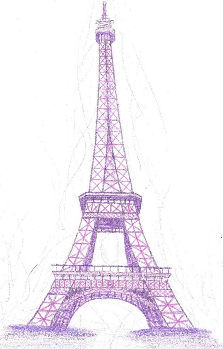 Eiffel tower line drawing clipart free clip art images image.