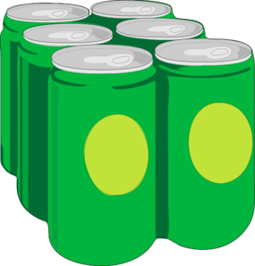 Six pack beer clipart.