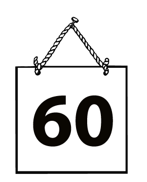 Number 60 Clipart.