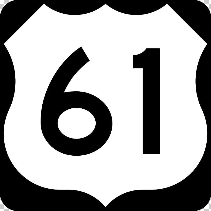 U.S. Route 61 U.S. Route 41 Interstate 70 Blue & White.