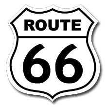 Route 66 Clip Art.