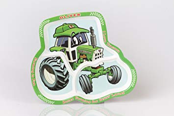 Oliver Tractor Children\'s Melamine Plate.