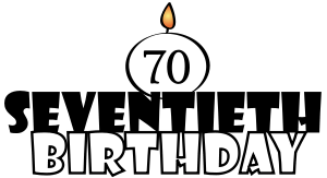 70th Birthday 3.