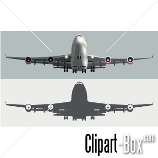 CLIPART BOEING 747.