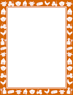 Giraffe Print Border: Clip Art, Page Border, and Vector.