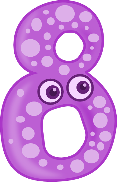 Number 8 Clipart.