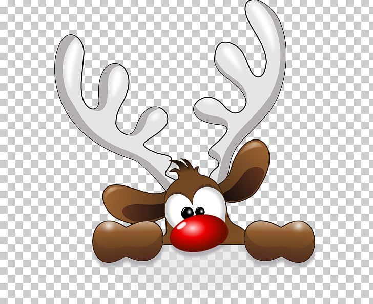 Rudolph Reindeer Santa Claus Christmas PNG, Clipart.