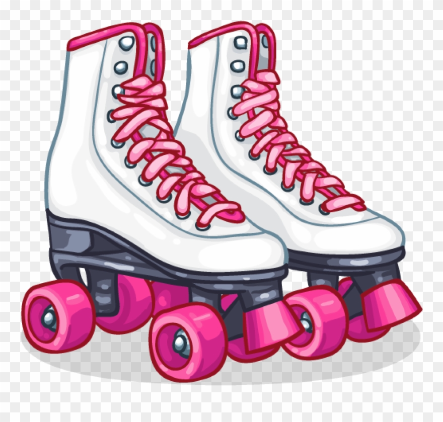 Roller Skates Clipart.