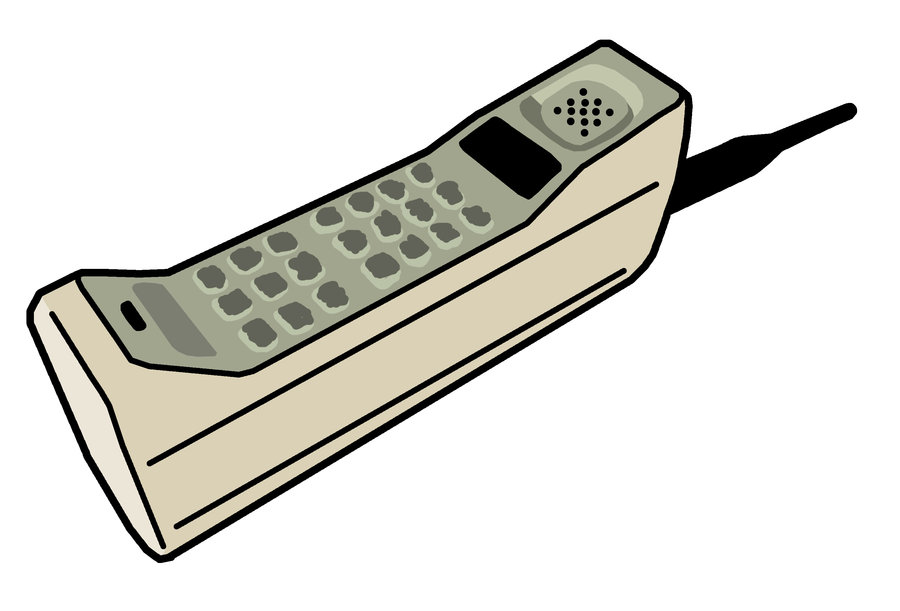 80 s brick cell phone clipart 10 free Cliparts | Download images on