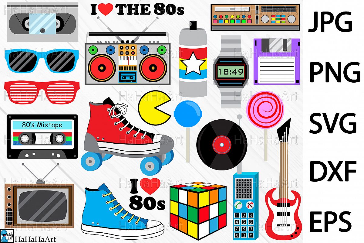 I Love The 80s Designs.